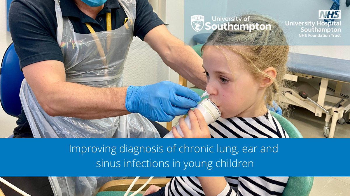 UHSFTresearch's tweet photo. Primary Ciliary Dyskinesia (PCD) is a rare, inherited condition that leads to chronic lung, ear and sinus infections. 

Southampton researchers have recommended a method to help diagnose preschool children with PCD.

Read more: https://t.co/lOac2kQ0V5 https://t.co/yJWBGmoR1a
