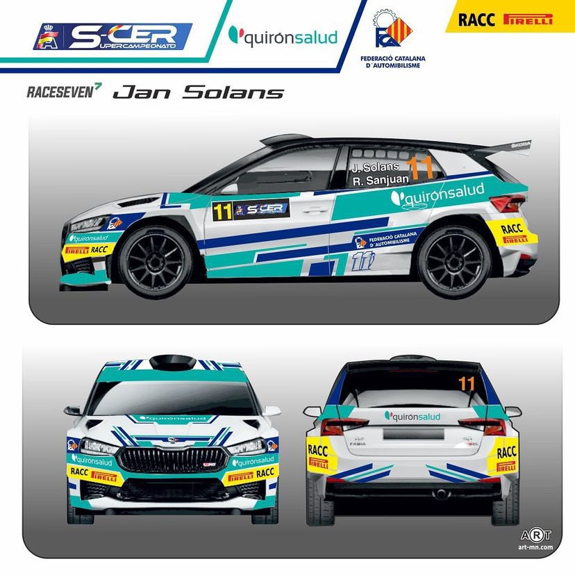¡<a href="/JanSolans/">Jan Solans</a> / <a href="/SanjuanRodri/">Rodrigo Sanjuán</a> están de estreno para el <a href="/Rsierramorena/">Rally Sierra Morena</a>! 

Van a empezar el <a href="/SuperCER_RFEDA/">Supercampeonato de España de Rallyes</a> la semana que viene con uno de los nuevos <a href="/skoda_es/">Škoda España News</a> Fabia RS Rally2 de <a href="/racesevencom/">RaceSeven.com</a>. 👌

#SuperCER 🇪🇸
