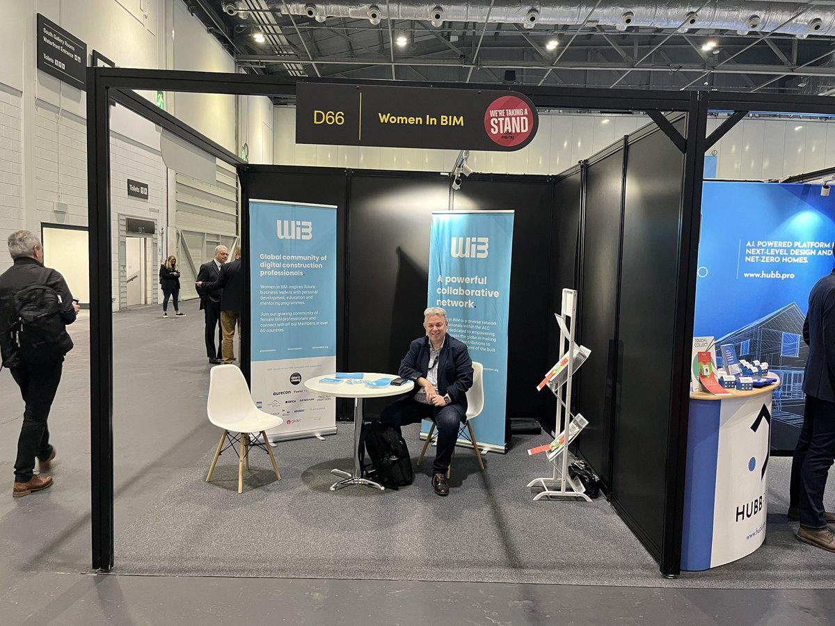 We’re at stand D66 at <a href="/FuturebuildNow/">Futurebuild</a>  in #London this week. Come say hi to our #womeninbim and the fabulous <a href="/ThePhilpster/">David Philp</a> who is on our stand today. #futurebuild2023