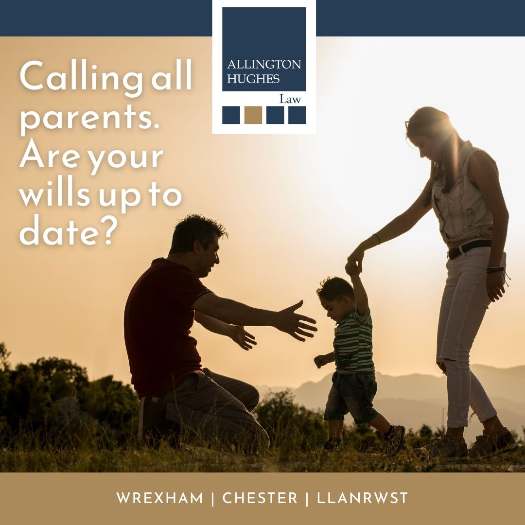 Calling all parents, ‘do you have an up-to-date #will in place?  👨‍👩‍👧‍👦

Worryingly, 3/4 of parents across Wales have no legal guardian in place to care for their children in the event of their deaths. 😬

Find out how we can help 👉 allingtonhughes.co.uk/probate/
#Inheritance #MakeAWill