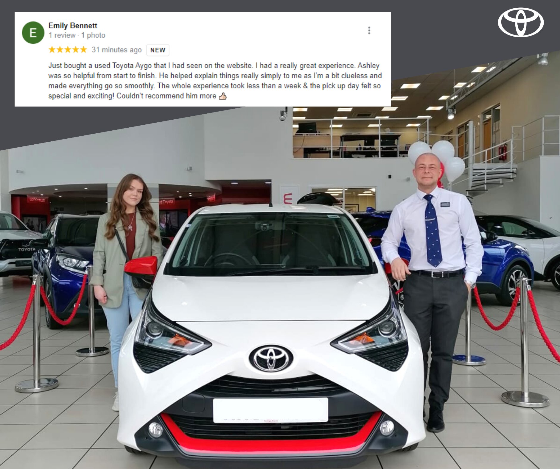 Vantage Motor Group on X: Here is a very excited Emily collecting