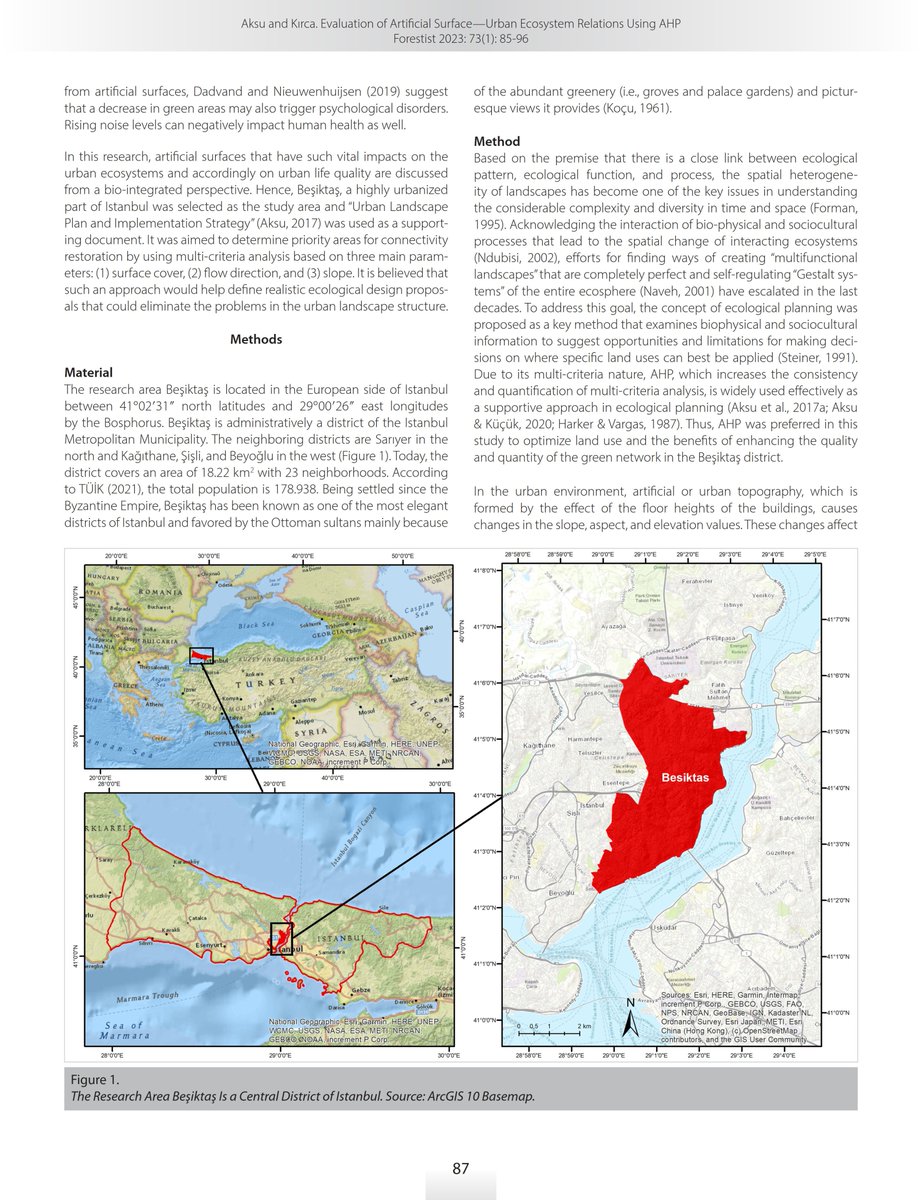 Forestist_J's tweet photo. Evaluation of Artificial Surface—Urban #Ecosystem Relations by Using #Analytical Hierarchy Process: The #Urban #Landscape of #Istanbul 
Gül Aslı Aksu, Simay Kırca @Simaykrca1 @Forestist_J
https://t.co/sGGESQY5Qf #besiktas https://t.co/YfKB6bLTs7