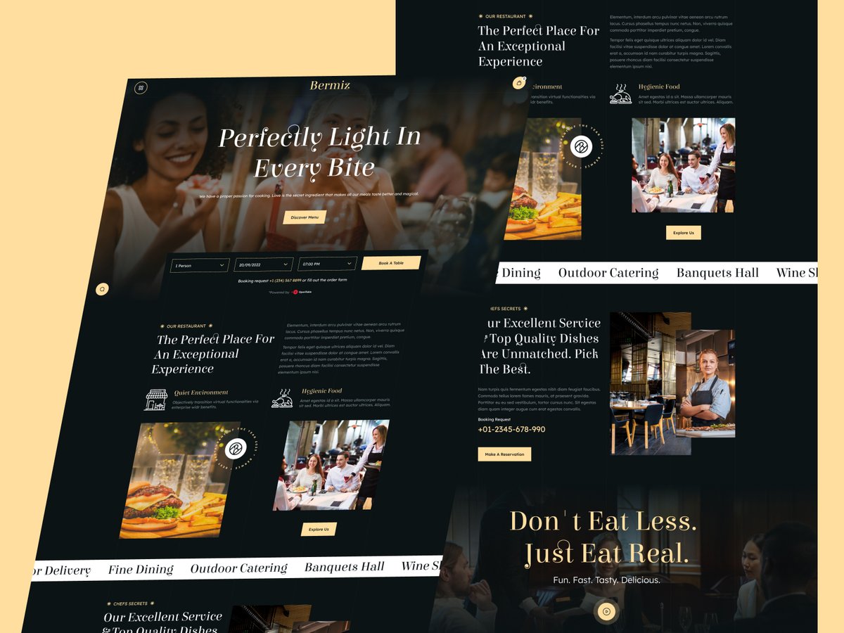 nihangraphics's tweet photo. Attention all Restaurant owners! 🍔👨‍🎨

Introducing ‘Bermiz’, the ultimate Figma Restaurant UI design solution! 🎉

💥 Check Out: https://t.co/8hxcM4ddnN

#figma #restaurant #uidesign #designinspiration #uidesigners #designer #design #uiuxdesign #Restaurants #cafe #FastFood https://t.co/Eod66DPcoN
