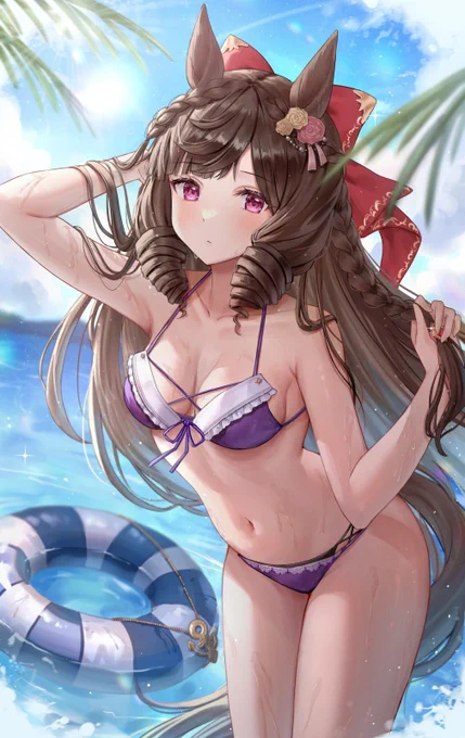 水着#ウマ娘 #ダイイチルビー 
