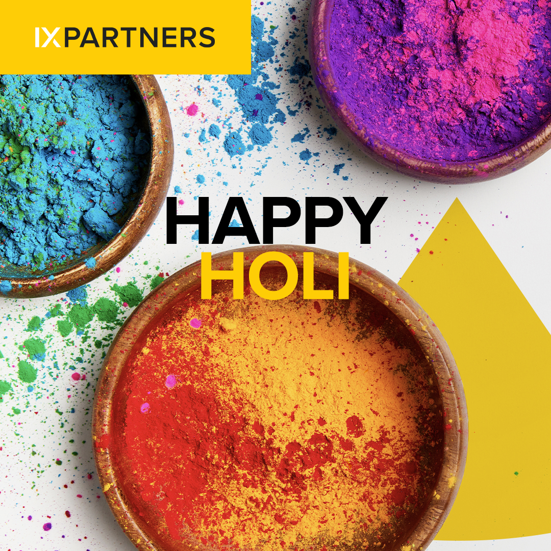 Wishing you a colourful Holi from IX Partners! 🎉

#HappyHoli #ColorfulCelebration #IXPartners #IB #Affiliate #PartnerPortal