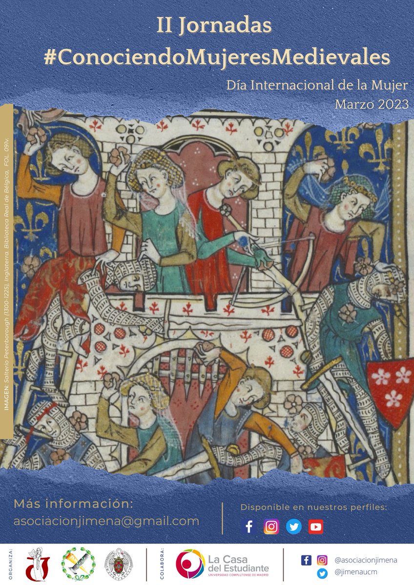 On occasion of #InternationalWomensDay, @JimenaUcm will be publishing a series of videos devoted to #medievalwomen (in Spanish). Tomorrow I will be discussing some of the recently digitised items from the Medieval and Renaissance Women project @BLMedieval.