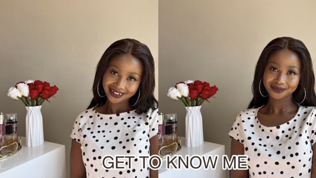 Kago Modisapudi on YouTube (@kago_modisapud) on Twitter photo Watch and Enjoy my GET TO KNOW ME video on my YouTube Channel @ Kago Modisapudi 🤍
Click this link to Watch: youtu.be/qrIUJbzrECQ
<a href="/YouTube/">YouTube</a> <a href="/YouTubeCreators/">YouTube Creators</a> <a href="/TeamYouTube/">TeamYouTube</a> <a href="/Twitter/">Twitter</a> @TwitterCreators Watch and Enjoy my GET TO KNOW ME video on my YouTube Channel @ Kago Modisapudi 🤍
Click this link to Watch: youtu.be/qrIUJbzrECQ
<a href="/YouTube/">YouTube</a> <a href="/YouTubeCreators/">YouTube Creators</a> <a href="/TeamYouTube/">TeamYouTube</a> <a href="/Twitter/">Twitter</a> @TwitterCreators