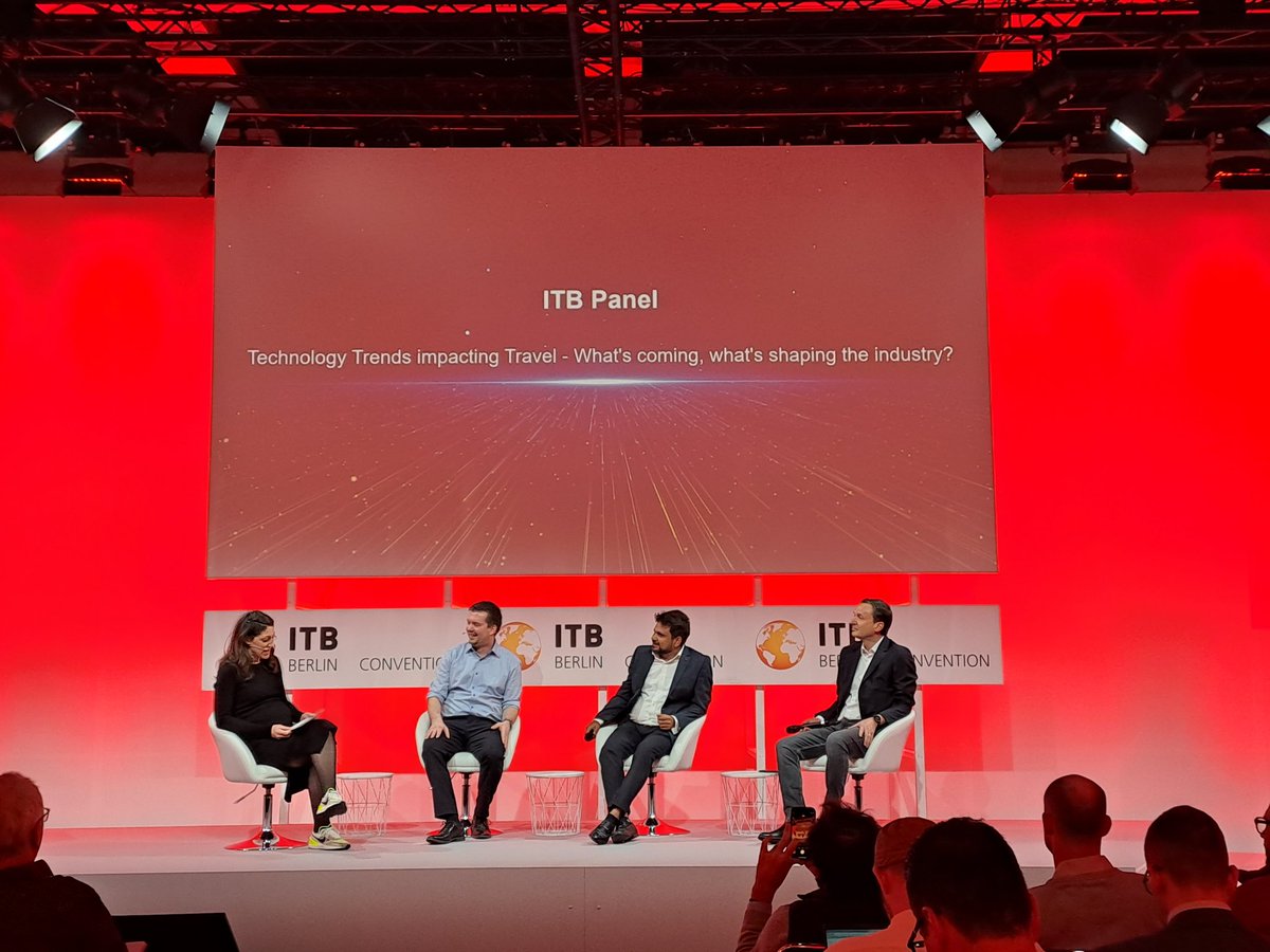 What are the current and upcoming trends in the #travelindustry ? Our experts agree that AI and #ChatGPT as well as electrification and automation are definitly going to shape the industry.

#ITBcon23 #ITBBerlin