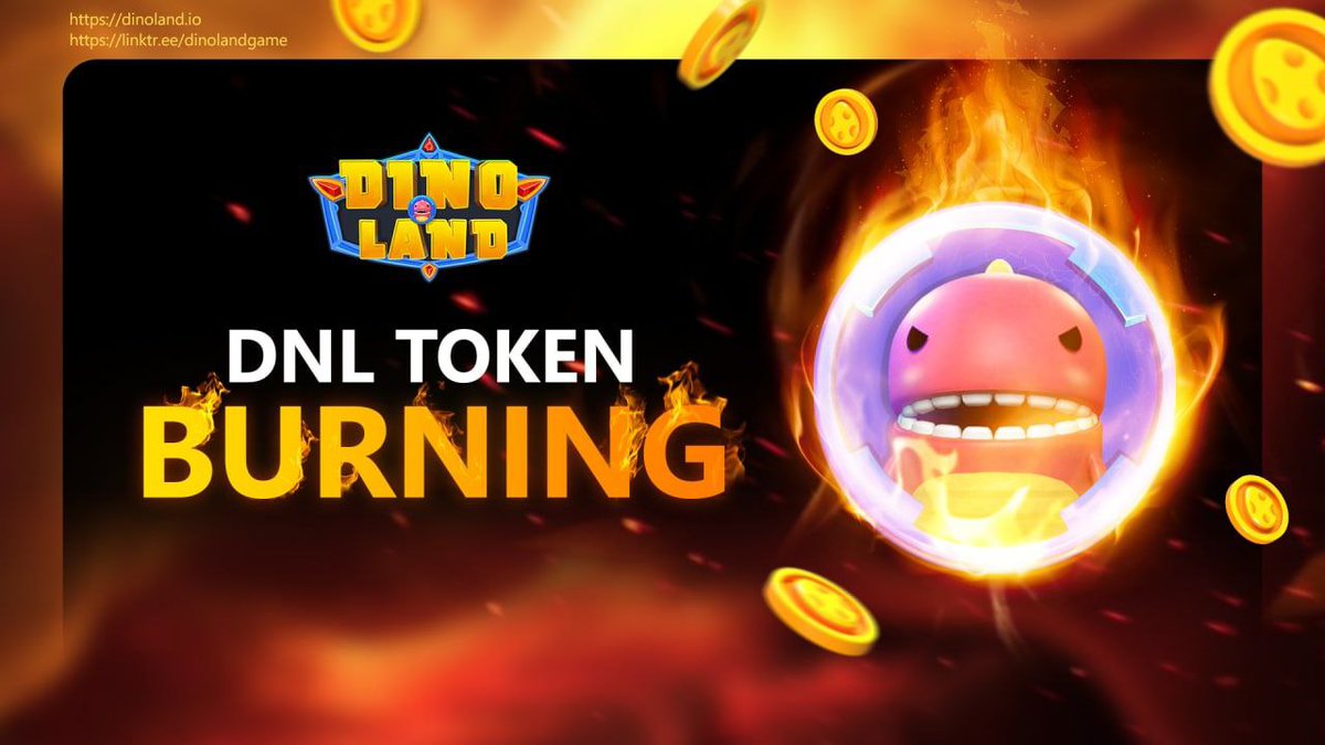 🔥ANOTHER 10M DNL HAS BEEN BURNT INTO ASHES🔥

💥The DNL has been burnt successfully and will keep going to be burn every week till we finish 75M DNL get burned!!!

📌 Check here: t.me/dinolandoffici…

❤️‍🔥 THE TOKEN REMAINED IS TOKEN IN YOUR HANDS, GRAB IT AND KEEP IT❤️‍🔥