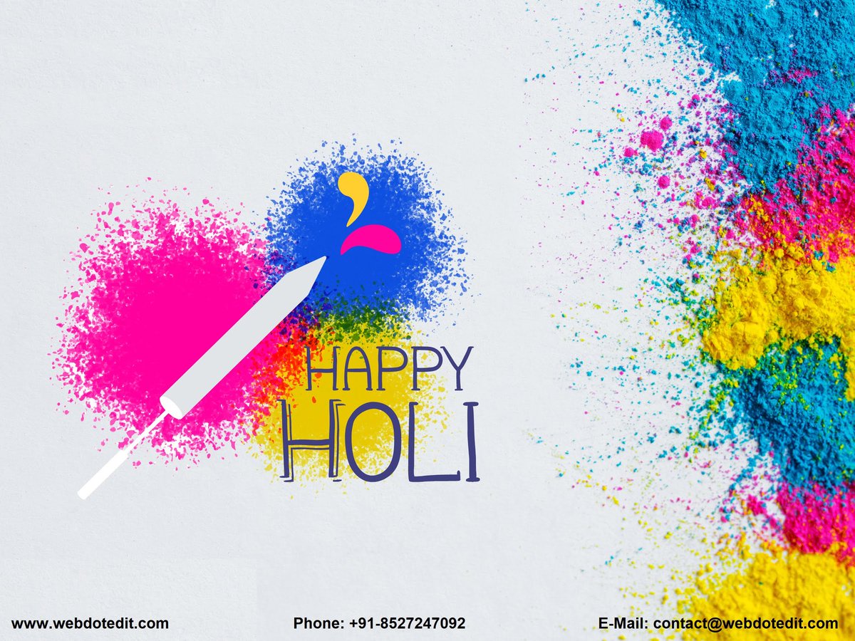 Happy holi 2023 

20% off on web development and design services.

Follow <a href="/webdotedit/">Webdotedit</a> 

webdotedit.com

#holi #happyholi #holifestival #india #festival #love #photography #instagram #instagood #colors #colours #festivalofcolors #indianfestival #holihai #holipowder
