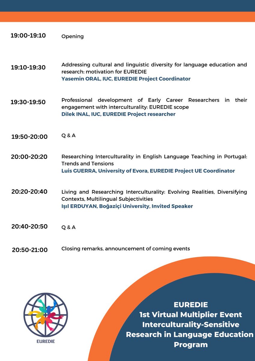 #euredie project is looking for early career researchers (you’re working on your #MA, #PHD, #postdoc or did so within the last 5 years?) in something with #languages or #languageeducation? We want to you! Come to our first virtual multiplier event!