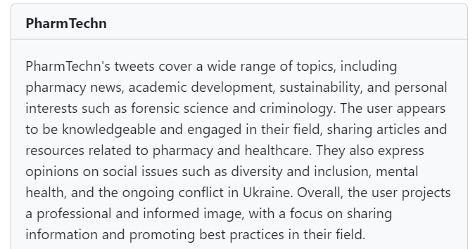 hackl_ellen's tweet photo. Well, I also could not resist checking my https://t.co/blhCCkLW2I profile... Not 100%, no pretty accurate :). Especially I like "knowledgeable and engaged in their field" 😇 with interest in 
criminology 😎 #15minutesoffame https://t.co/xRyRJmMDwX