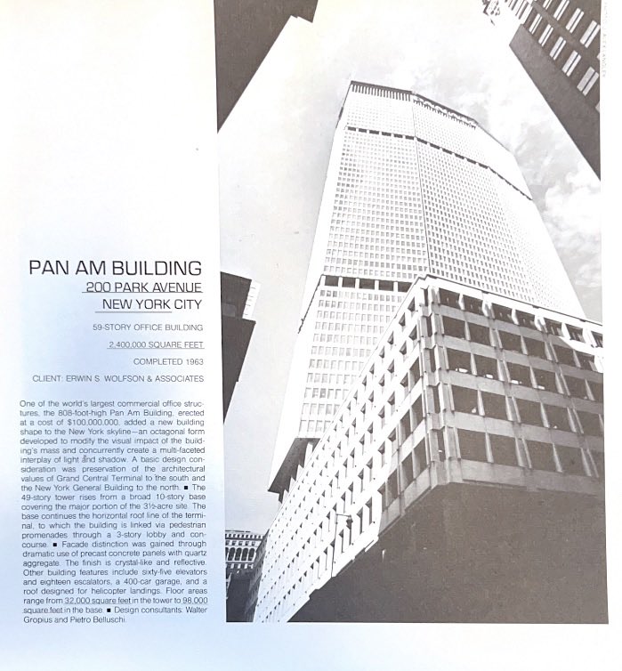 Happy 60th to the PanAm building that opened today @PanAmMuseum @tishmanspeyer @UntappedNY @urbanarchiveny The building New Yorkers ❤️ to hate. #emeryroth&sons #NYCarchitecture #NYC #architecture change the name back @NYLCstaff @nyclandmarks @NYC_Buildings @NYC @NBCNewYork