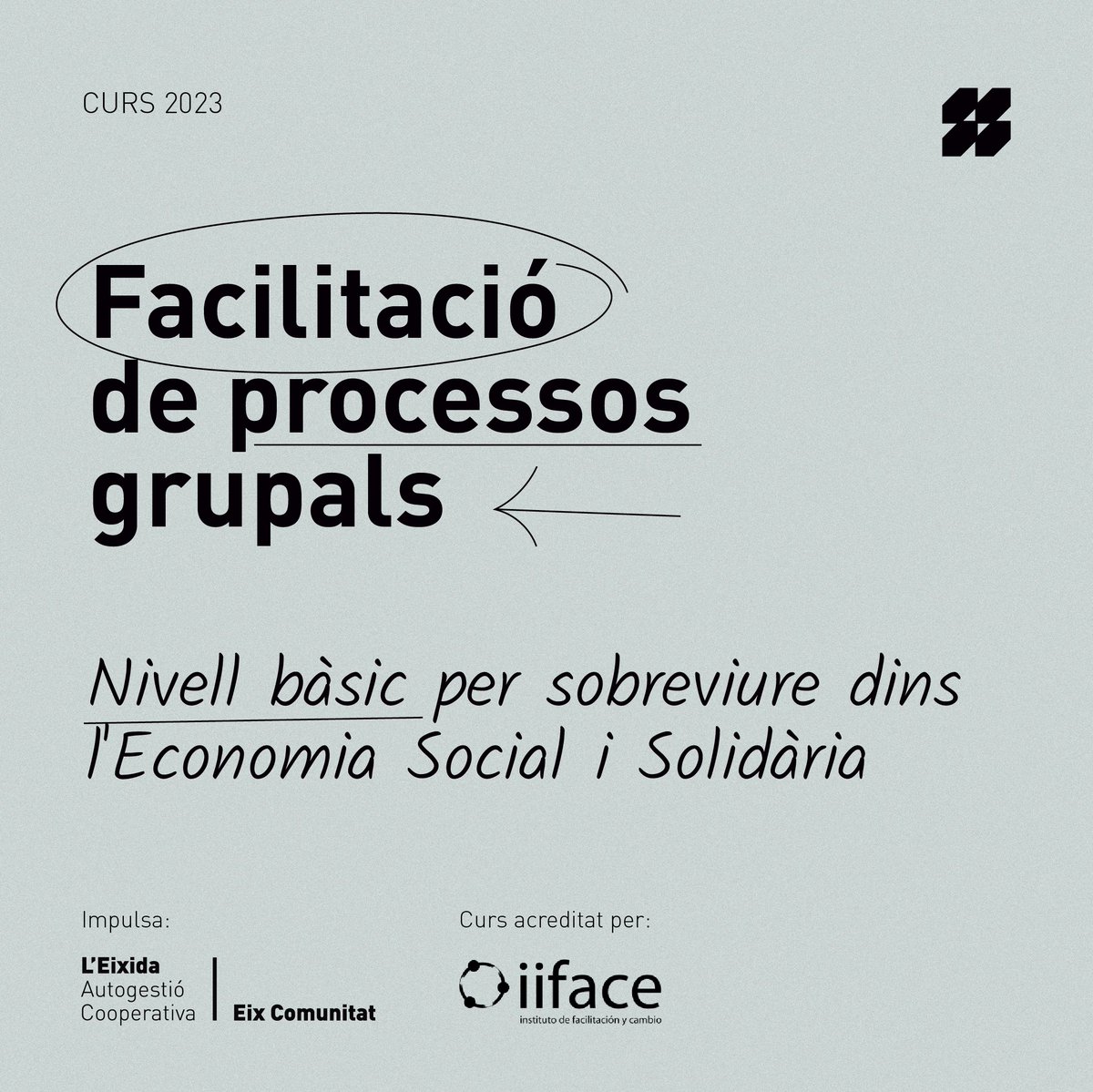 Aquest #8M introduïm la perspectiva feminista de forma realment pràctica a les nostres organitzacions de l’#ESS

<a href="/leixida_sccl/">L'Eixida SCCL</a> amb l’<a href="/facilitaiiface/">IIFAC-E</a> endeguem aquest curs de facilitació de processos grupals. Nivell bàsic per sobreviure dins l’economia social i solidària