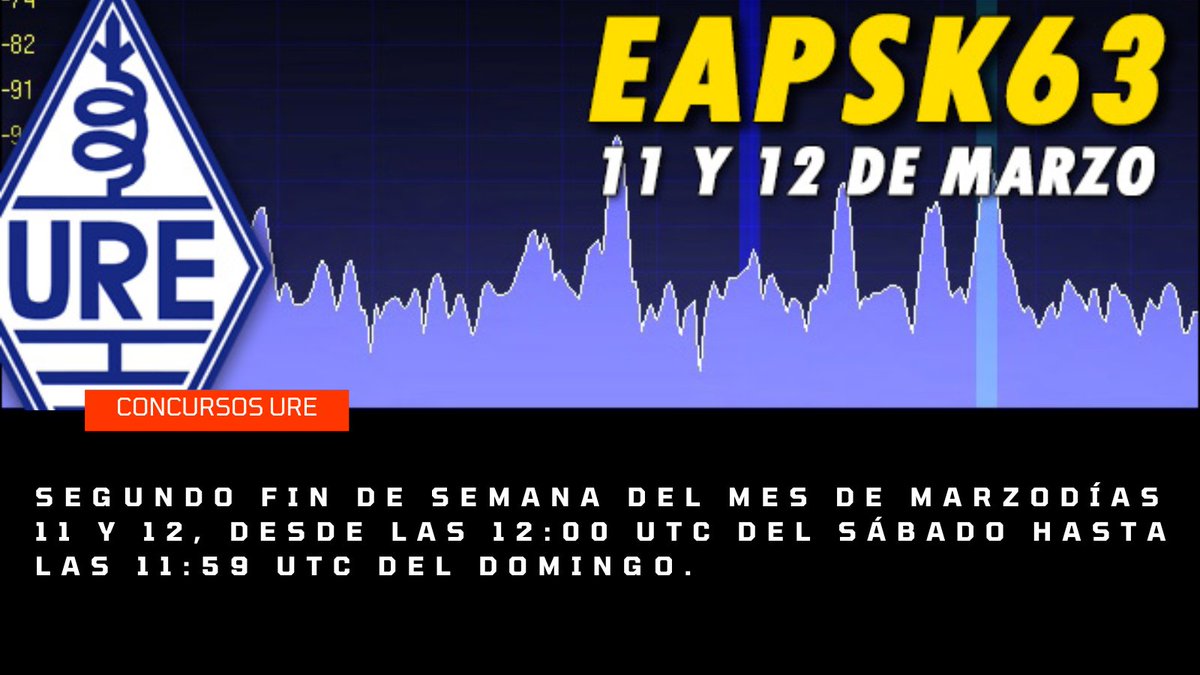 ure_es's tweet photo. Este fin de semana comienza el Campeonato de HF 2023 con el #EAPSK63 (días 11 y 12 de Marzo).
🧲Recuerda visitar las bases: https://t.co/L0n3DQZb4y https://t.co/ao0SuwoYgr