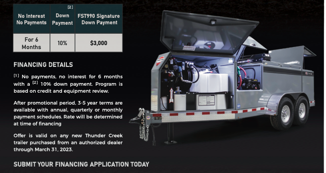 performanceagin's tweet photo. Who needs a new @ThunderCreekEq Fuel & Service Trailer? Please stop by and check out our in-stock inventory, take advantage of the finance program, and pay nothing for six months!
https://t.co/FEVP5U9Ton | (765) 325-5580
#SolutionsToGrowWith #Plant23 #Harvest23 #AgTwitter https://t.co/RKxhhqrKzK