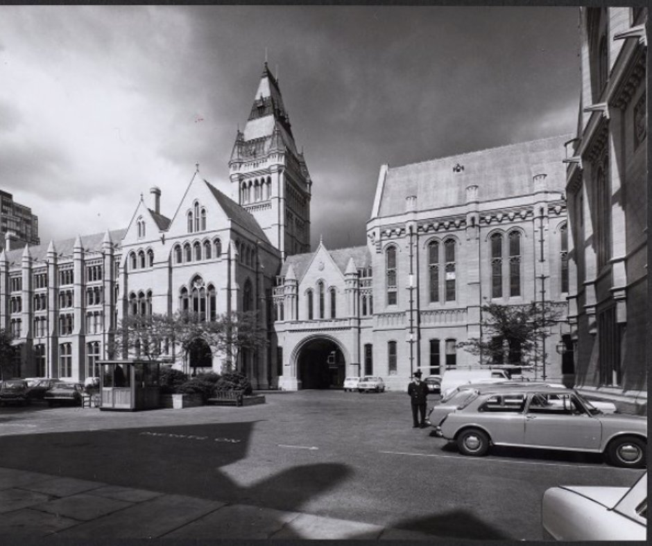 OfficialUoM's tweet photo. The Old Quad: c1972 to 2023. Who can remember it looking like this? https://t.co/2a3HLNGaer