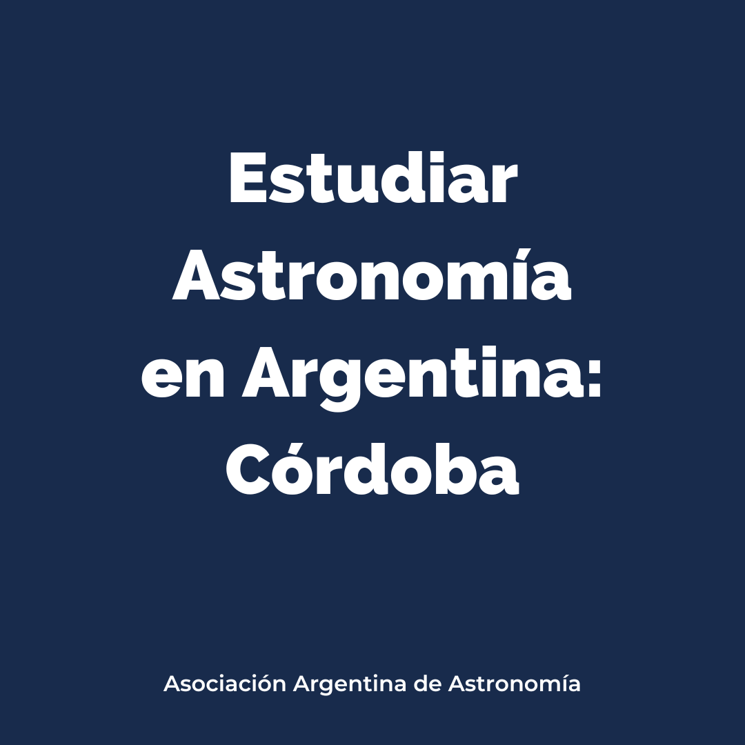AstronomiaAr's tweet photo. 👉Estudiar Astronomía en Córdoba.
La carrera universitaria de Astronomía se puede estudiar en tres sitios distintos en Argentina. Hoy nos referiremos a la carrera que se cursa en Córdoba. 👇
#aaa #astronomiaargentina #astronomia #carrera #universidad #córdoba #famaf #unc #oac https://t.co/SWJw9Ud990