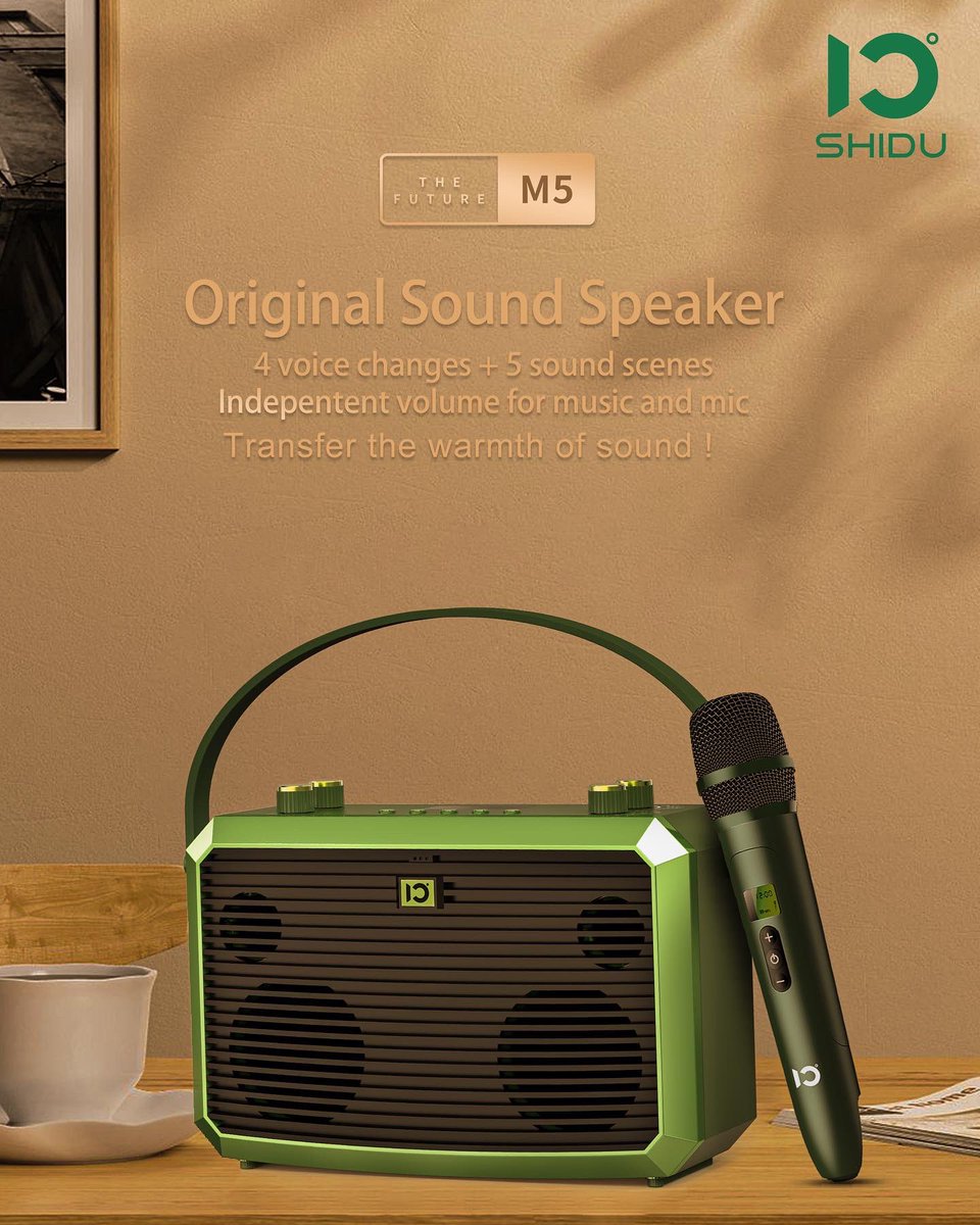 SHIDUspeaker's tweet photo. This is our latest product. Tell me which color do you like? #speaker

https://t.co/0nFILRhg13 https://t.co/TeuSlZatmQ