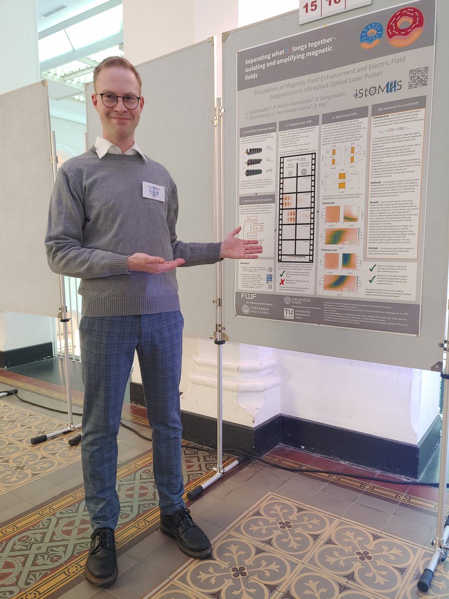 Lorenz Grünewald (@lorenz_gruen) on Twitter photo Proud of my poster contribution at the #DPG Spring Meeting 2023 of the #SAMOP. The session was awesome and inspiring! Thanks to all my co-authors, i.a. <a href="/carlos_hergar/">Carlos Hernández García</a> and <a href="/sebastian_mai14/">Sebastian Mai</a>, and to <a href="/theo_chem/">The González Group</a> ,<a href="/univienna/">Universität Wien</a> , <a href="/tuvienna/">tuvienna</a> <a href="/usal/">Universidad de Salamanca</a> , <a href="/FWF_at/">FWF</a> for support and funding! Proud of my poster contribution at the #DPG Spring Meeting 2023 of the #SAMOP. The session was awesome and inspiring! Thanks to all my co-authors, i.a. <a href="/carlos_hergar/">Carlos Hernández García</a> and <a href="/sebastian_mai14/">Sebastian Mai</a>, and to <a href="/theo_chem/">The González Group</a> ,<a href="/univienna/">Universität Wien</a> , <a href="/tuvienna/">tuvienna</a> <a href="/usal/">Universidad de Salamanca</a> , <a href="/FWF_at/">FWF</a> for support and funding!