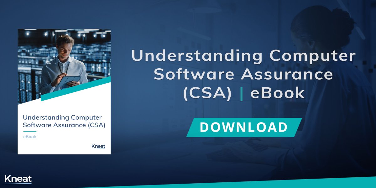 KneatSoftware's tweet photo. 💡 Want to know how to take a more efficient CSA risk-based approach to validating your computer systems?
📘 Our new #eBook “Understanding Computer Software Assurance” can help. https://t.co/feZii9k4CK
#ComputerSystem #ComputerSoftware #eBook #ComputerSystemValidation https://t.co/f4WGYYzSN9