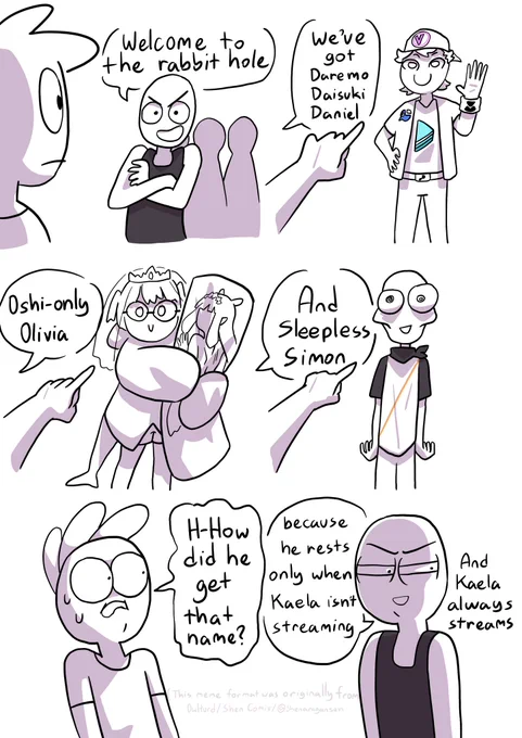 Original comic by @shenanigansen, recreated by me (if it's not okay, pls let me know, i'll take it down)

#Holomeme 