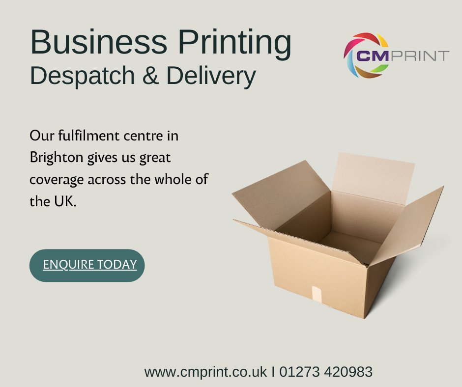 Where ever you may be, CM Print are sure to get your next printing project printed to the highest of standards at an affordable price!

Click here to find out more cmprint.co.uk

#businessprinting #designandprint #cmprint #brightonprinters