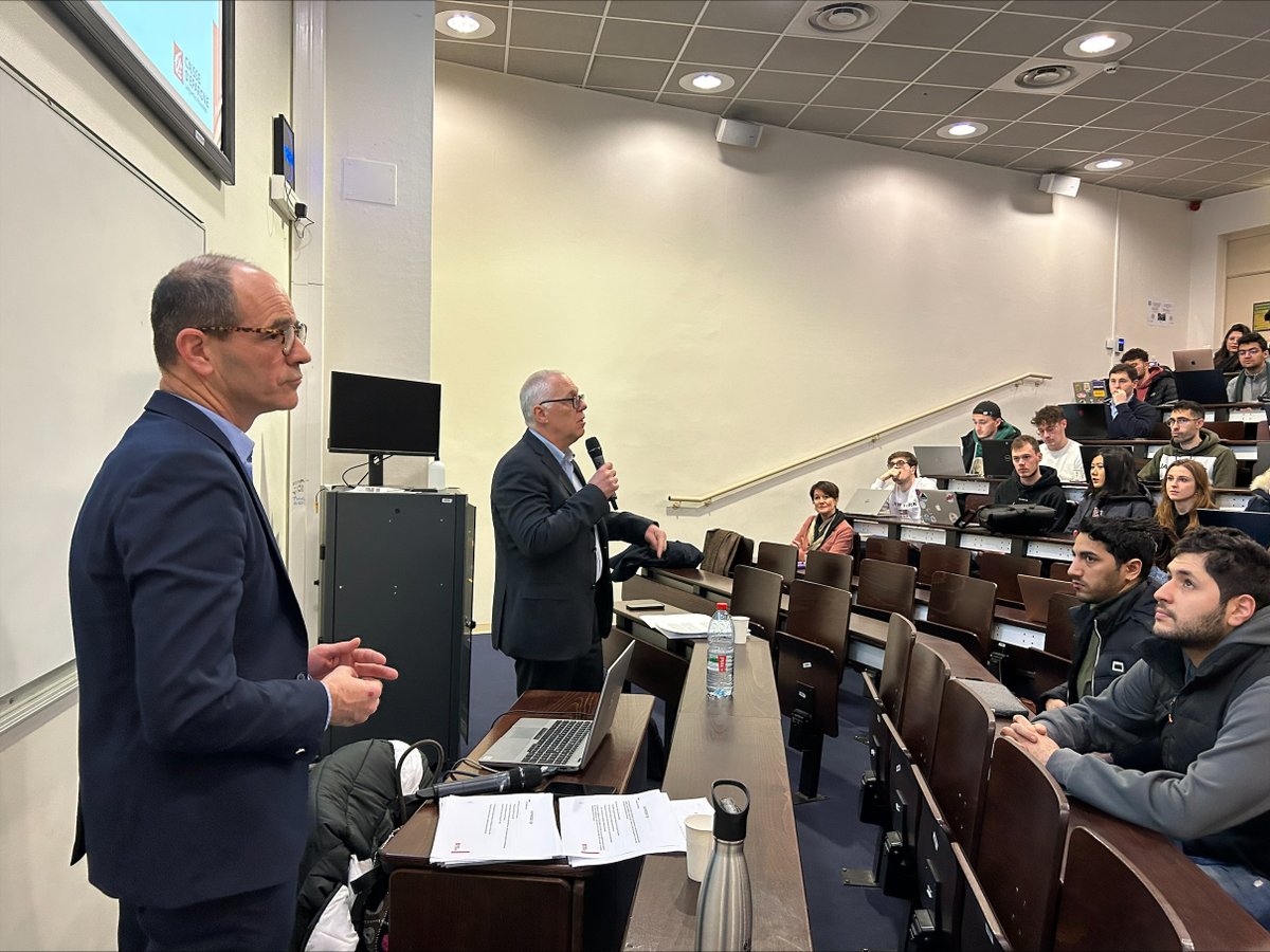 La Chaire Finance Sociale & Durable de @Montpellier_BS a eu l'honneur d'accueillir la @CaissepargneLR lors d'une intervention auprès des étudiants en dernière année du Programme Grande École en spécialisation Finance.