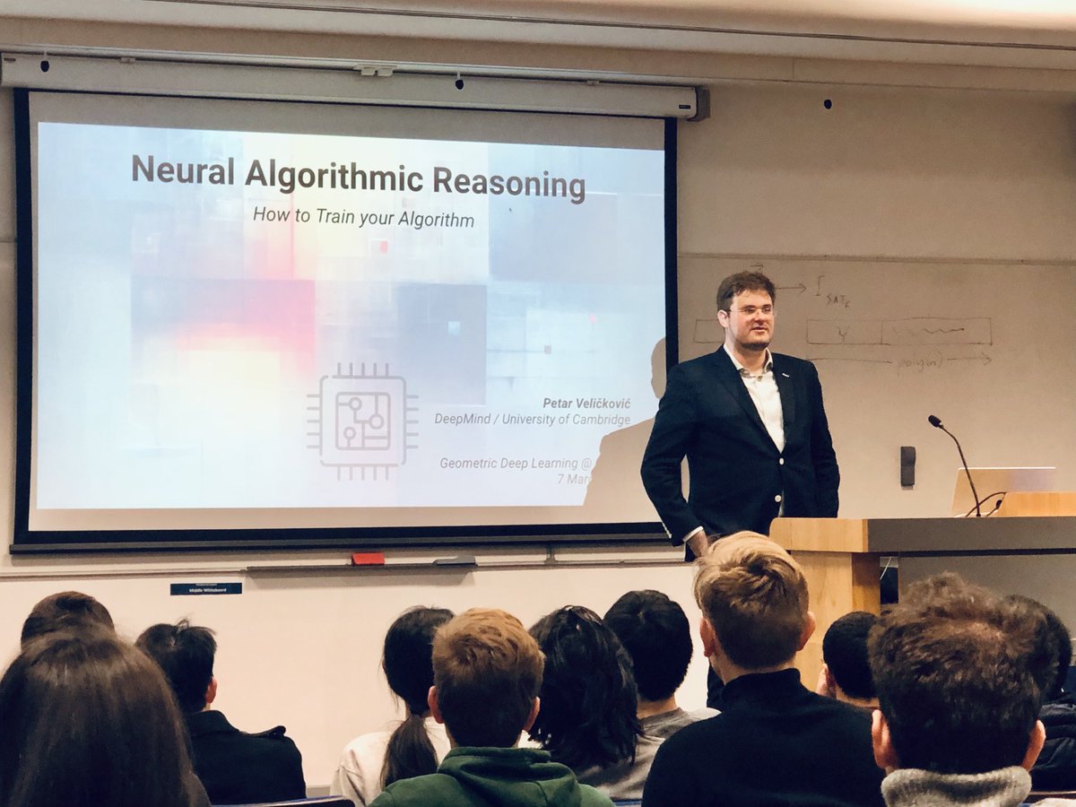 And the final guest lecture concluding the Oxford GDL course is by ⁦<a href="/PetarV_93/">Petar Veličković</a>⁩
