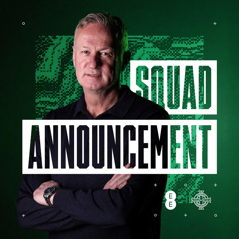 NorthernIreland's tweet photo. 📣 The boss has named his squad for the @EURO2024 qualifiers ⤵️ #GAWA