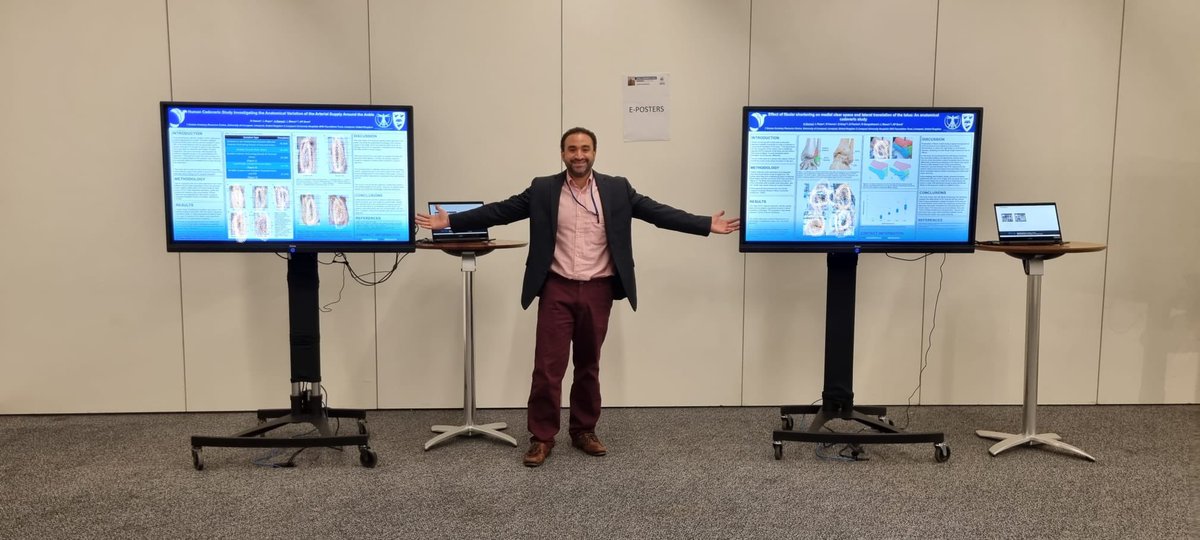 Here we have one of our recent grant applicants Abdul-Rahman Gomaa presenting his work with <a href="/Liverpool_Ortho/">Liverpool Orthopaedic and Trauma Service</a> and <a href="/LivUni/">University of Liverpool</a> anatomy department at the <a href="/EFASnews/">European Foot & Ankle Society</a> conference looking at the important bony interactions involved in ankle fractures and important vascular structures