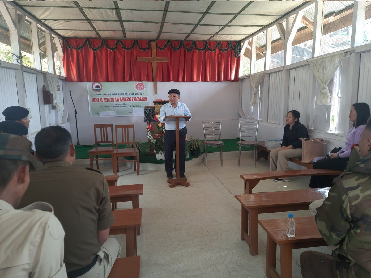 Chos_Rhts's tweet photo. As part of its targeted intervention activity, a Mental Health Awareness programme for District Jail staffs was organised by District Mental Health Programme Wokha at District Jail Chapel Hall Wokha on March 7.
@NagalandNhm @HealthNagaland 
#mentalhealth #MentalHealthAwareness https://t.co/MSUIakuMRv