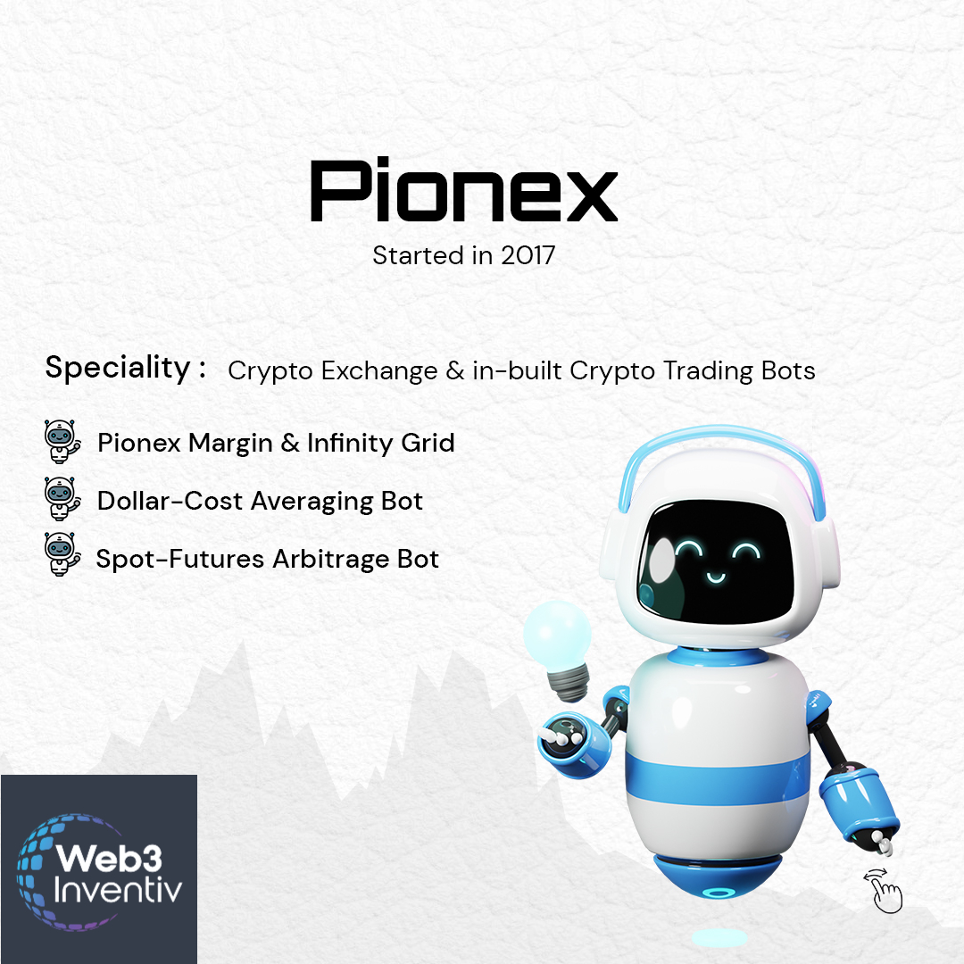 web3Inventiv's tweet image. Automate your trading strategies and scale your crypto portfolio with these 5 best crypto trading robot platforms in 2023.

#web3inventiv #blockchain #crypto #cryptocurrency #cryptotrading #cryptowallet #bots #cryptobot #cryptoarbitrage #cryptotradingbot #bitcoin #ethereum