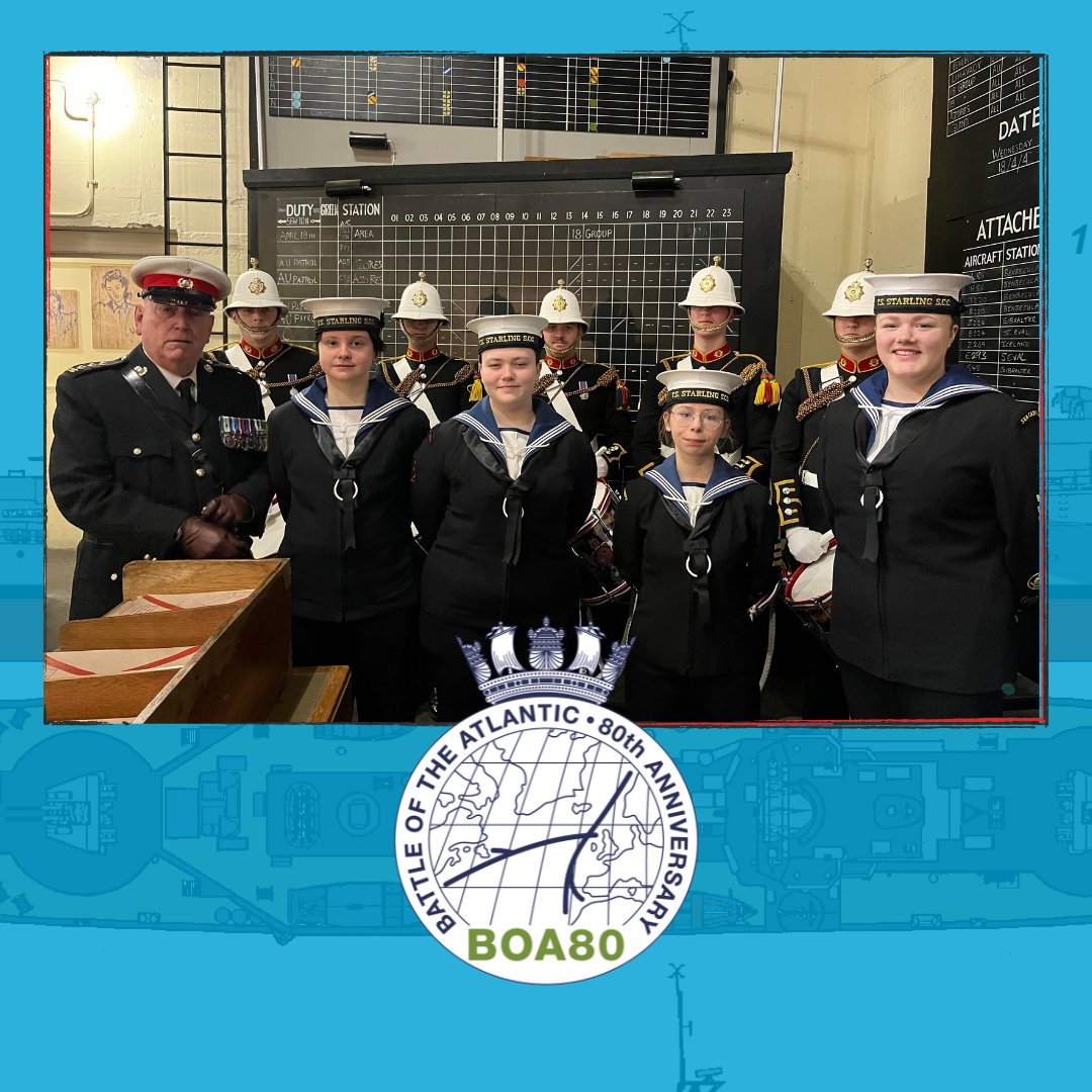 Four of our more senior Starlings were delighted to be involved in this morning's @BattleAtlantic Media Launch at @WestApproaches with the @RMBandService. #TeamStarling #boa80 @SeaCadetsNW @MerseysideWest @lpoolcouncil @VeteransSefton @seftoncouncil @SeaCadetsUK