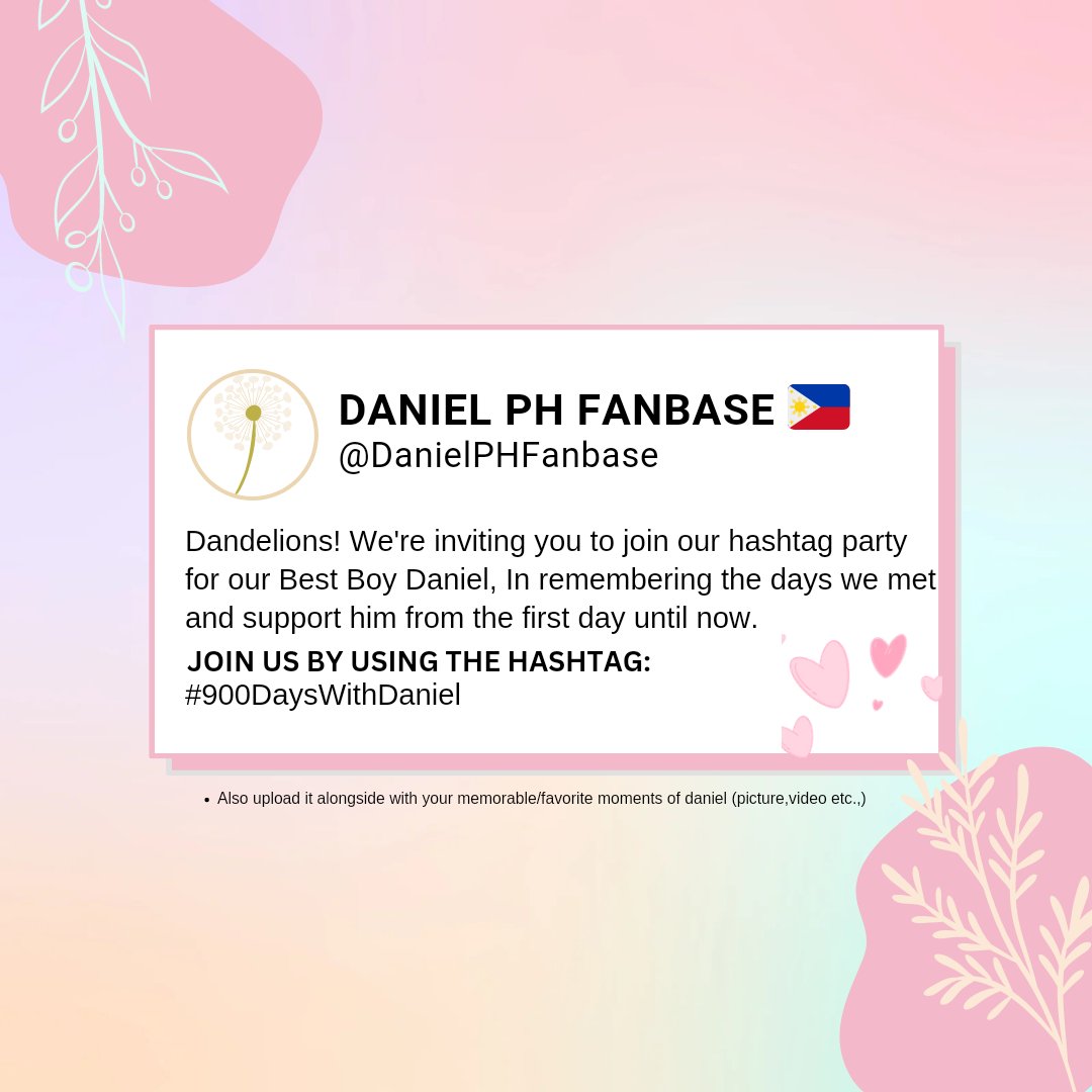 Dandelions.. 👀

Later at 9:00pm KST❗
#DandelionsWithDaniel
#Dear_Our_Daniel