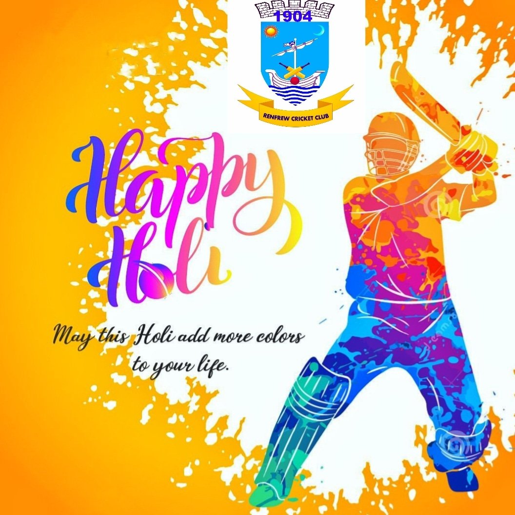 RenfrewCricket's tweet photo. Renfrew CC wishes everyone happy and colourful Holi to everyone
#happyholi #holi #fastival #fastivalofcolors #holifest #holifestivalofcolours #holifestival #holi2023 #holifun
#holifestival #celebrateholi #dhuleti
@WDCUcricket @ScottyCricket @CricketScotland @CS_Development https://t.co/VDh0KnY8fN