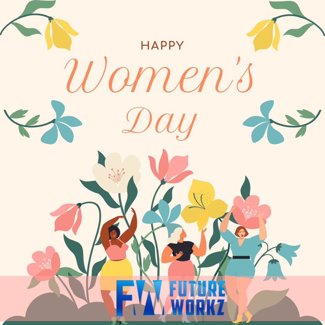Future_Workz's tweet photo. Let's continue to push for policies that support women's economic and social well-being, so that no one is left behind. #edmonton #womenday2023 #HappyWomensDay https://t.co/aKmEyfqao5