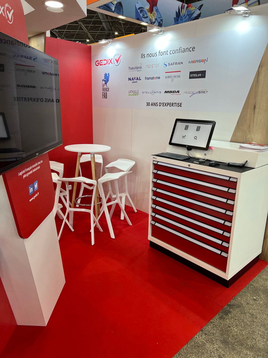 GEDIX_Software's tweet image. 1er jour sur @Salon_GI  ! Venez nous voir pour vos projets de digitalisation d’atelier ! #GEDIX #Software #GILYON23