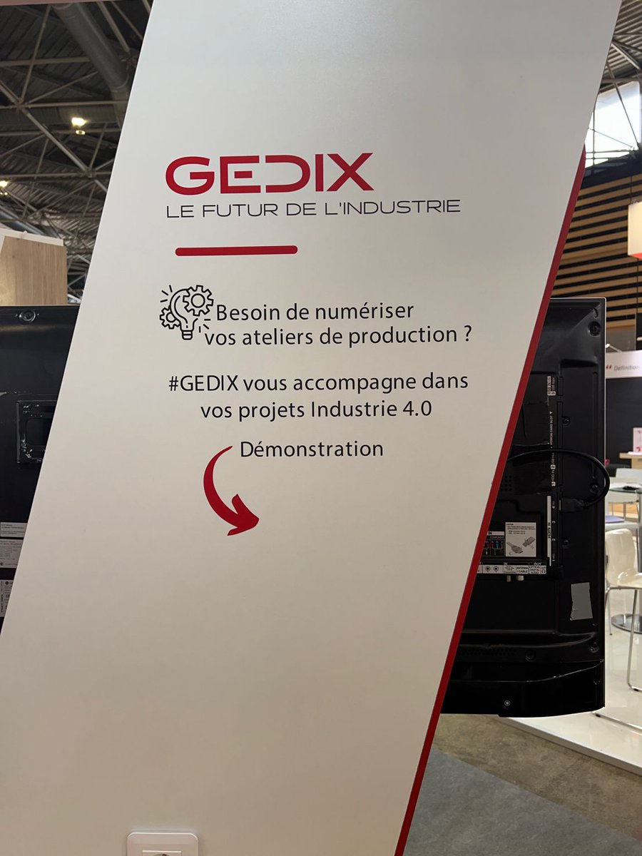GEDIX_Software's tweet image. 1er jour sur @Salon_GI  ! Venez nous voir pour vos projets de digitalisation d’atelier ! #GEDIX #Software #GILYON23