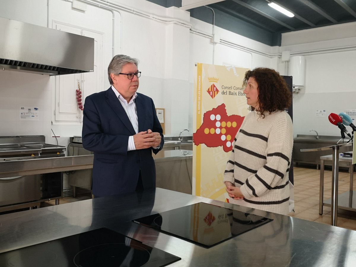 ACTIVACIÓ ECONÒMICA | El Consell Comarcal del Baix Ebre crearà el primer 👩‍🍳obrador alimentari compartit de les Terres de l'Ebre a l'espai cuina d'EbreTerra
