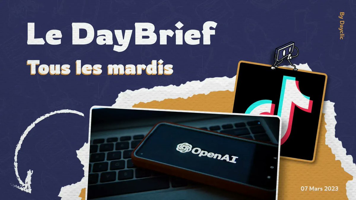 ⏰ On se retrouve pour #ledaybrief N°4 avec toutes les grosses actus de la semaine !

Vous y retrouverez :
- Un résumé des infos web de la semaine
- Des outils et ressources
- Des tips et astuces
Hésite pas à claquer ton like et commenter 😉

Thread 👇