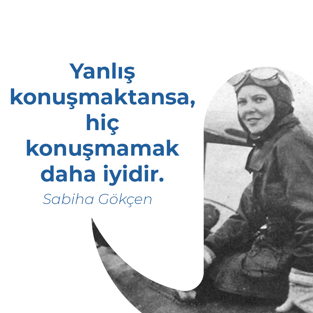 Dersim Harekatı ile birlikte ilk Türk kadın savaş pilotu olmayı başaran Gökçen, bu harekattaki başarılarından dolayı “Türk Hava Kurumu İftihar Madalyası” almayı başarmıştır. 

#sabihagökçen #atatürk #savaşpilotu #pilot