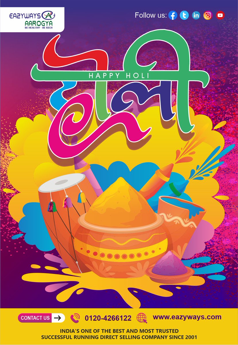 Eazyways3's tweet photo. #HappyHoli2023 https://t.co/6Wgx5tChKr