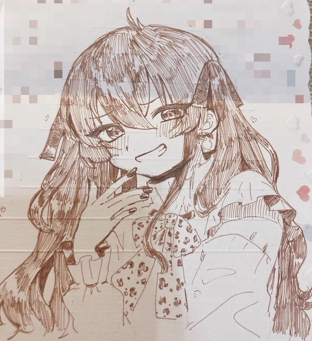 とやさんにブロマイドを交換していただいたんですが…梨沙ちゃんのとっっっってもかわいい絵を頂いてしまいました❣️❣️❣️かわいい😭😭💖💖💖 