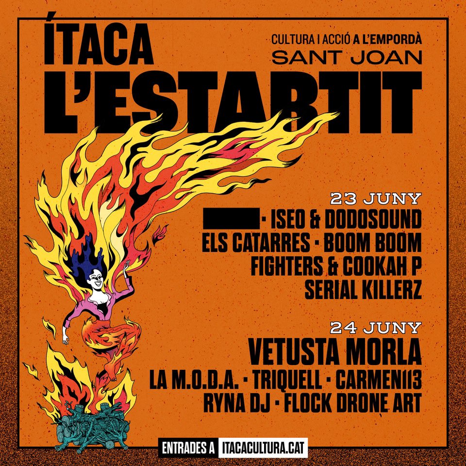 carmen113music's tweet image. 🔻Felices de anunciar otro gran festival para el verano. No sabéis la ilusión que nos hace estar en el cartel del festival @ITACACULTURA al que hemos visto crecer y al que tanto queremos. 
⠀
@vetustamorla #LAMODA @_triquell @MeteoritoMgmt