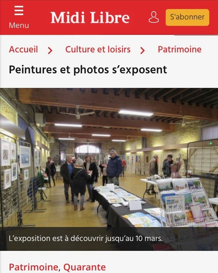 AMAsketchbook's tweet photo. In the news...! Along with work by 3 other local artists, a collection of my paintings, limited edition prints and cards are on display and for sale at the Salle Polyvalente in Quarante.  The exhibition is open daily 10am-noon and 3pm-6pm until Friday 10 March.  If you would… https://t.co/dQNyNK64ZH