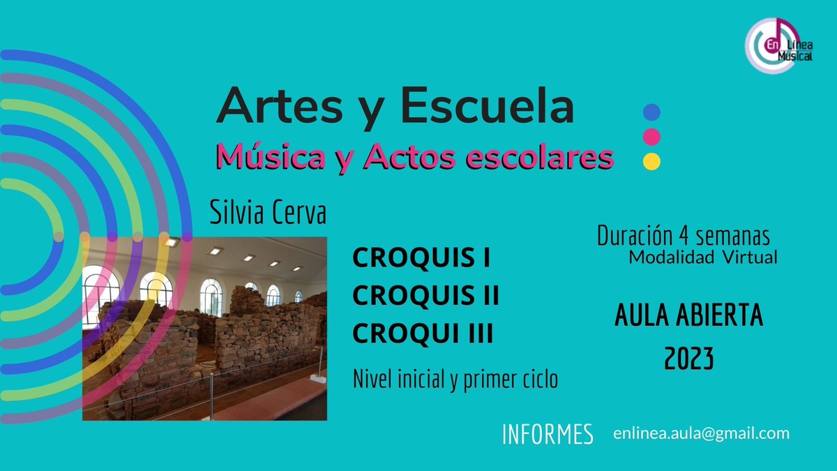 CervaSilvia's tweet photo. *En linea musical*
Te ofrece un formato diferente, libre de horarios y clases on line. Conocé nuestra propuesta!
En nuestrps CROQUIS ENCONTRARÁS material de cada Acto escolar de Argentina 

https://t.co/Fq3fdl8hBE https://t.co/fxJrVulyqj