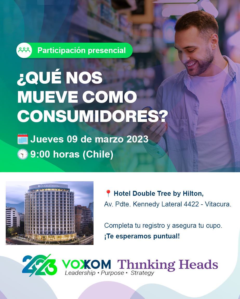 Este jueves a las 9 h (Chile) hablaré sobre el impacto de los criterios #ESG en la decisión de compra de los chilenos en el encuentro "¿Qué nos mueve como consumidores?" organizado por <a href="/VoxkomDigital/">Voxkom Digital</a> #ConsumidorESG

Puedes seguirlo online aquí 👉 envivo.endirecto.cl/que-nos-mueve-…