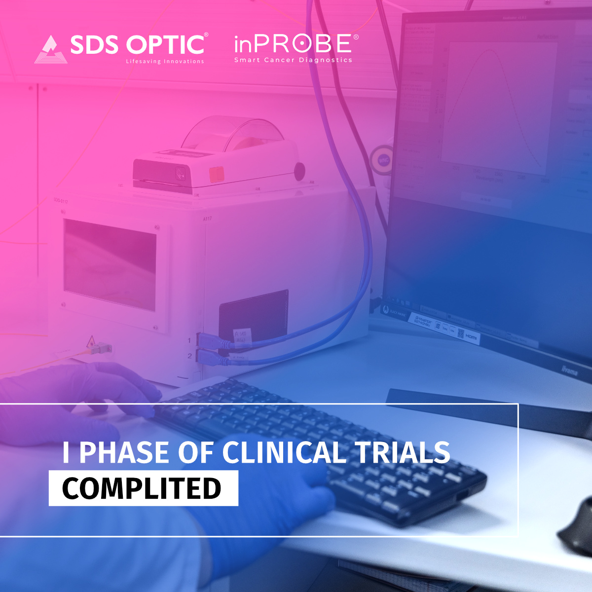 🔥 We received a report confirming the completion of the safety phase of #ClinicalTrials of the #inPROBE, a #MedicalDevice designed to breast cancer real-time #diagnostics. 🔗inPROBE: inprobe.com 🔗SDS Optic: sdsoptic.pl/en/main-en/ #sdsoptic #innovation #medtech