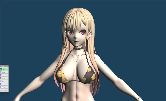 サメちゃんの予定だったけど好きなキャラのモデルがリリースされたので先にこっちの性癖改造する
今週末あたりからやりたいなぁ 